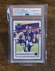 Justin Jefferson 2020 Panini Donruss Rated Rookie Autograph Card #313 PSA/DNA💎