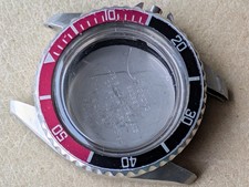 Vintage 1980 Bulova Caravelle Quartz '892887' Diver CASE/BEZEL/INSERT/CRYSTAL