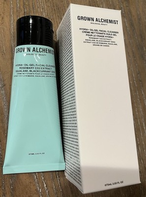 Grown Alchemist Hydra + Oil-Gel Plant Based Gentle Facial Cleanser 2.53 fl oz