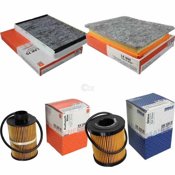 Mahle Kraftstofffilter KX 208D Innenraum LAK 75 Luft LX 1826 ÖLfilter OX 418D-image