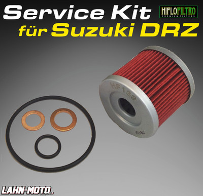 Service Kit Ölwechsel Ölfilter+Dichtungen passt für Suzuki DRZ 400 E,S,SM DR-Z