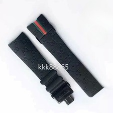 26mm Rubber Replacement Watch Strap for I-Gucci Digital Men's Watch YA114