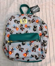 Hot Topic My Hero Academia- Deku, Todoroki,  Bakugo-  Mini Backpack- Light Blue