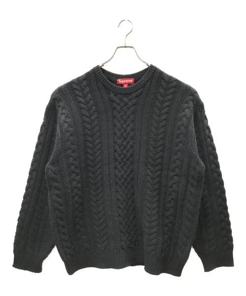 Pull tricoté par câble appliqué M 23Aw