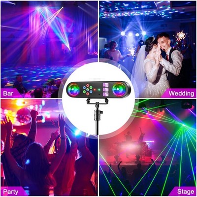 PAR T-Bar Disco Lichter Set mit Ständer Bühne Laser Magic Ball Party Bar DJ Lichter