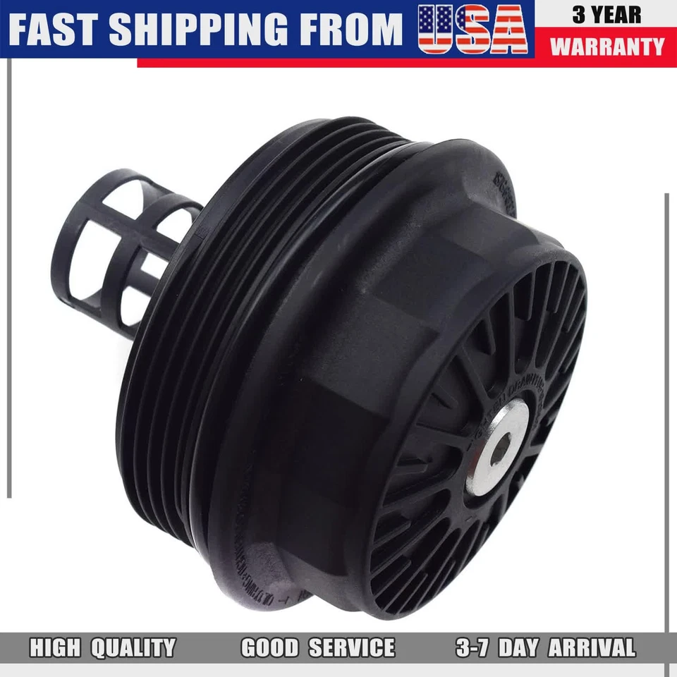 Cubierta de filtro de aceite negra para Ford Escape 2005-2012 Fusion 2006-2010 Mazda 3 6 CX-7 Foto 2 de 4