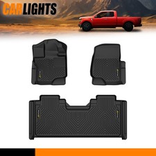 Fit For 2015-2025 Ford F-150 Super Cab Floor Mats 2 Row Liner Set