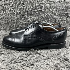 Allen Edmonds Corporate Casuals Black Cap Toe Dress Shoes Sz 11 B