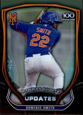 Dominic Smith 2015 Bowman Chrome Bowman Scouts Update Card #BSU-DS