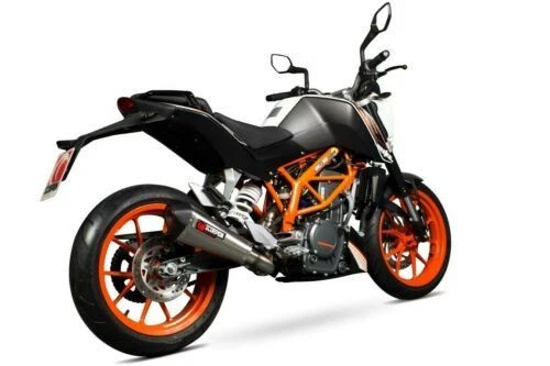 Serket de escape Scorpion sistema 3/4 acero inoxidable KTM Duke 390 2013-16 Foto 4 de 4
