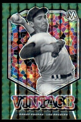 2021 Panini Mosaic Vintage Mosaic Green #15 Sandy Koufax - BB