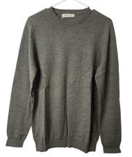 Woolovers Mens M Cashmere Merino Sweater Crew Neck Jumper Pullover Long Sleeve