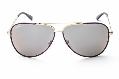 SALVATORE FERRAGAMO SF131S 736 Sunglasses Gold Purple Frame  display picture 1