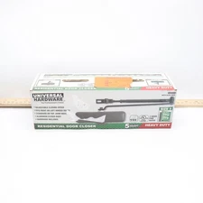 Universal Hardware Heavy-Duty Matte Black Residential Door Closer