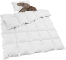 Toddler Comforter Kids Crib Blanket, Warm Baby Down Quilt Crib Comforter Small
