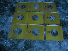 45 RPM COMPANY SLEEVES. ORIGINAL LOT OF NINE SOUND STAGE