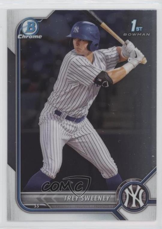 2022 Bowman Chrome Prospects Trey Sweeney #BCP-137 0x74