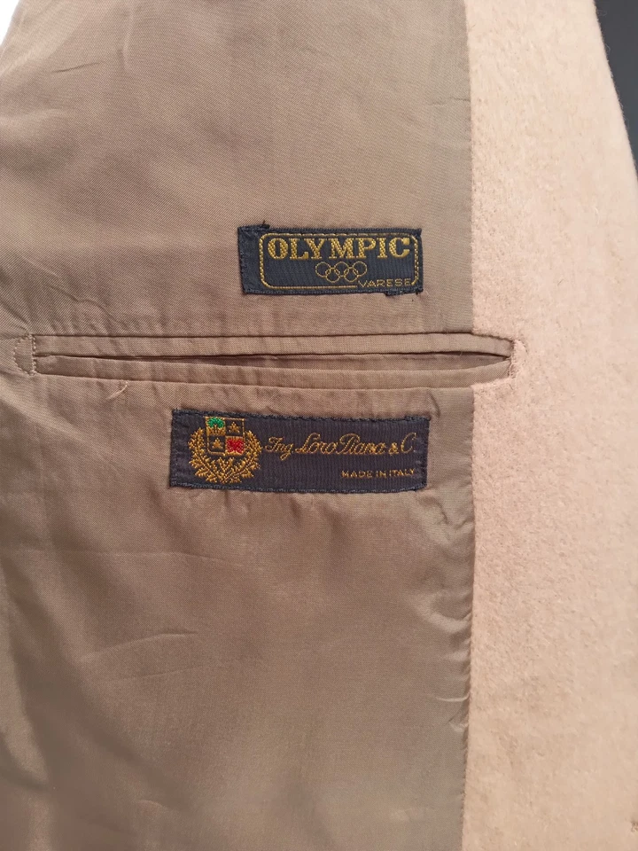 Cantarelli Men's Loro Piana Camel Hair Jacket Size 44-46 UK Vintage RRP £750 - Image 2 of 4