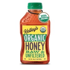 100 Organic Raw Unfiltered Honey, USDA Certified, 24 Oz   All Natural, Flavo...