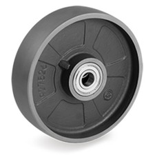 Ruota monolitica in ghisa 600kg diametro 100 meccanica tellure rota SERIE 69