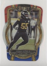 2022 Panini Select Club Level Red & Blue Prizm Die-Cut Devin Bush II #218 0jk3