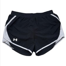 Under Armour Black with White Simple Athletic Shorts