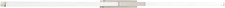 LED Bathroom Vanity Light Fixtures Square 36 Inch Brushed Nickel 5 CCT 2700K-500