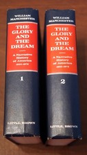 Glory And The Dream William Manchester 1974 Hardcover 2 Volume Set USA History