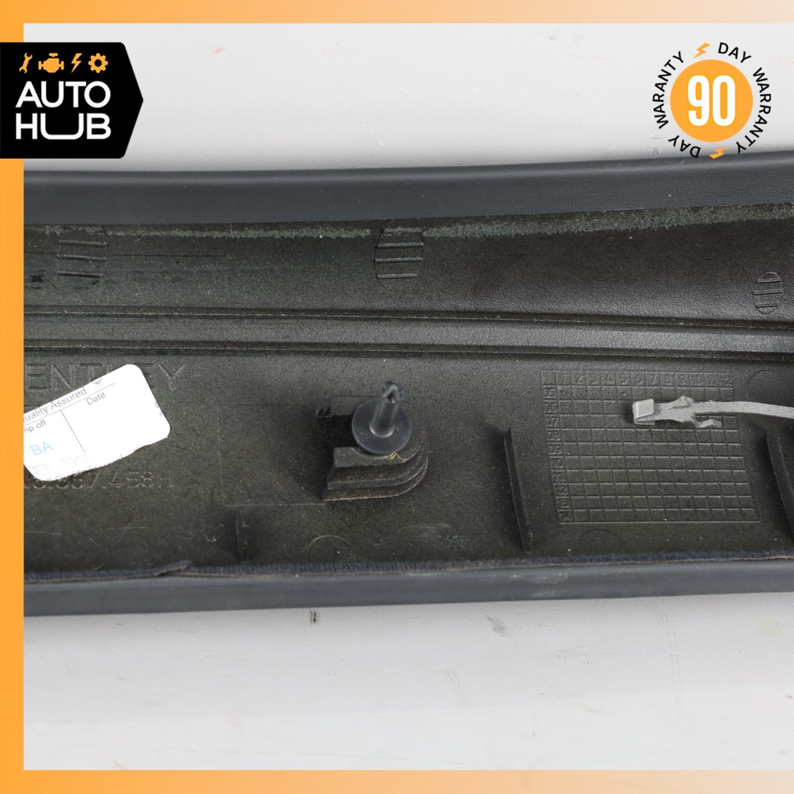 03-10 Bentley Continental GT Front Right Side Interior Trim Panel A Pillar OEM