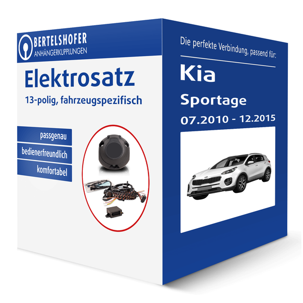 Elektrosatz 13-Pol. Spezifisch für Kia Sportage III Typ SL 07.2010-12.2015 TOP-image