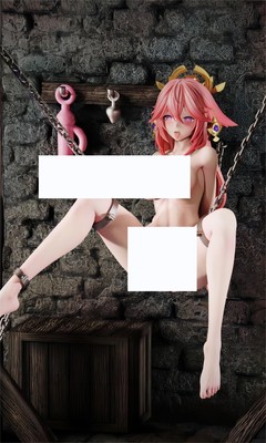 Yae Miko Figur Bunny Ver. Lackiertes Fertigprodukt Garage Kit im Maßstab 1:4 F.H.S L