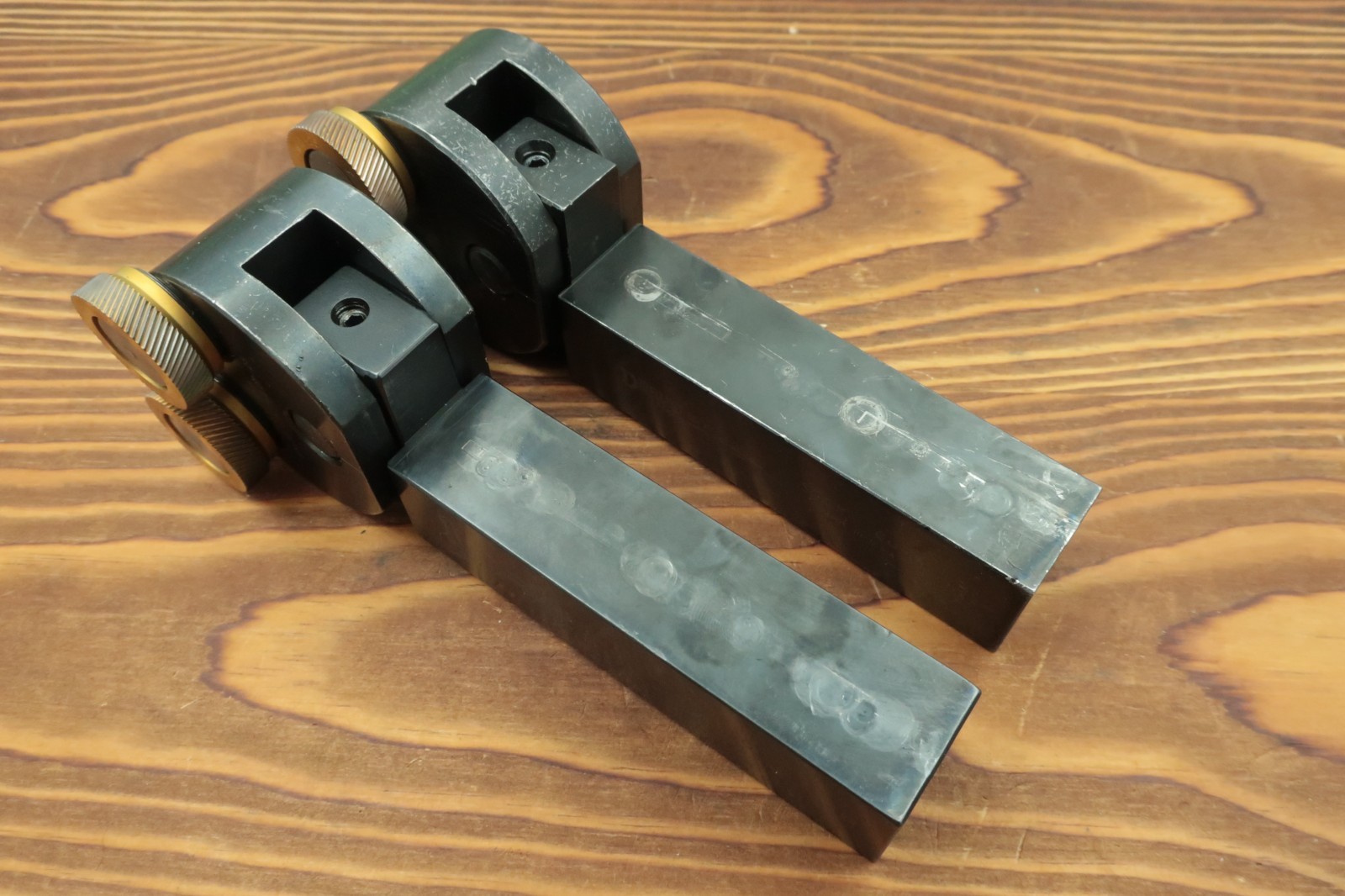 Dorian SSCK-125 Shoulder Self Cenering Knurling Tool w/ 15 Used Knurls 1" Shank