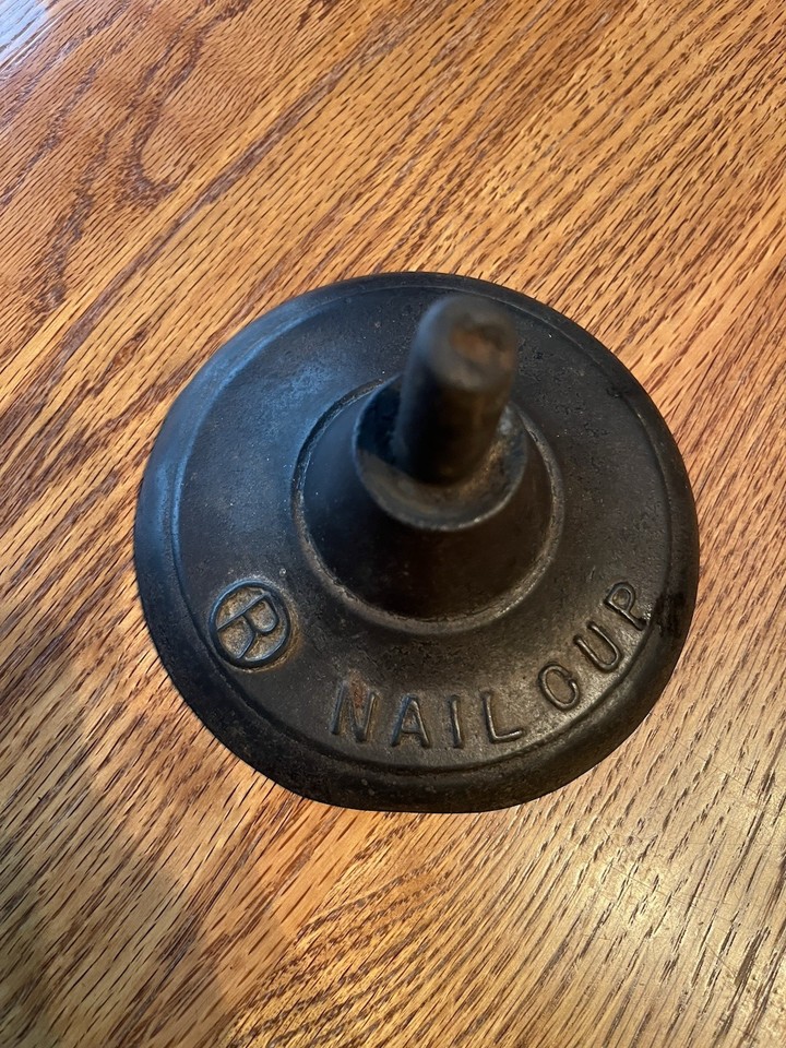 Revolving Bins Antique Cast Iron Nail Cup Rotating Caddy Holder Hardware Store 8 Bin ...