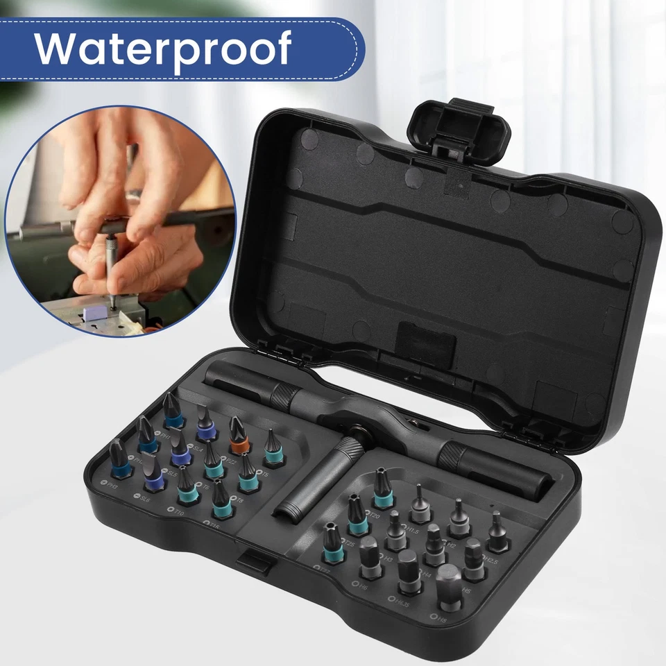 24 in 1 Magnetic Screwdriver Set DIY Ratchet Screwdriver Non-Slip Precision Bit - Image 4 of 4