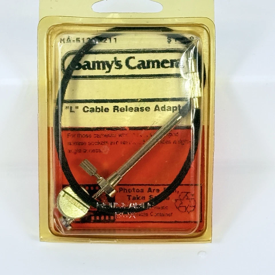 Samy’s Camera “L” Cable Release Adapter – Vintage New in Package - Image 3 of 4