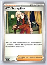 AZ's Tranquility 076/086 Uncommon ME04: Chaos Rising Pokemon Near Mint