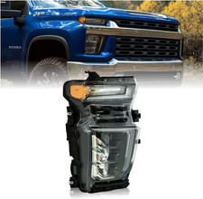 2020-24 Silverado 2500HD 3500HD Passenger Side Headlight  Compatible Replacement