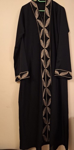 Abaya Embroidered Arabic Ladies Size XL - Picture 6 of 7