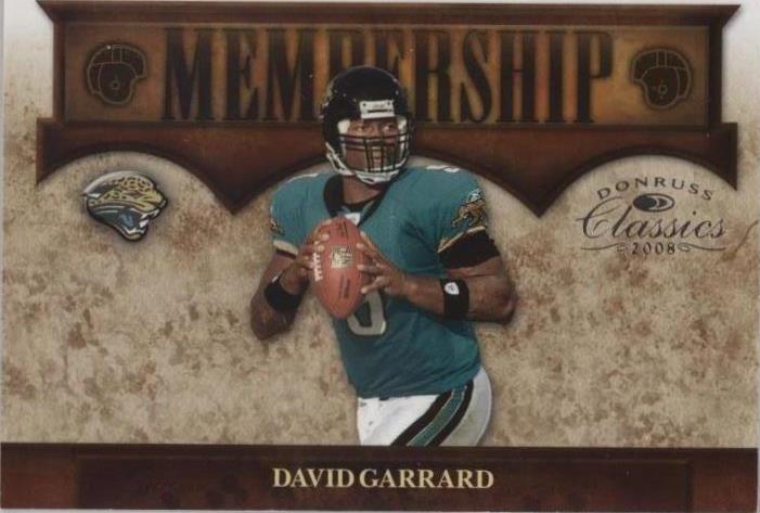 2008 Donruss Classics David Garrard #M-12 - 1 of 2