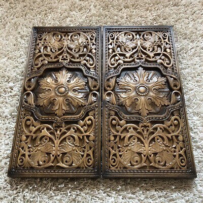 BACKGAMMON - Ornament Tracery Large Wooden - BRETT SET GAME - Nardy Wood 58x28cm