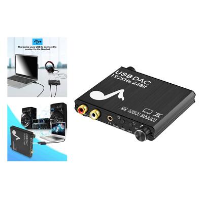 192KHz DAC Digital Coaxial SPDIF zu Analog Audio Converter für PS3 HDTV