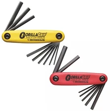 Bondhus Gorilla Grip Hex Fold Up Wrench Set Metric SAE Standard Inch USA 12522