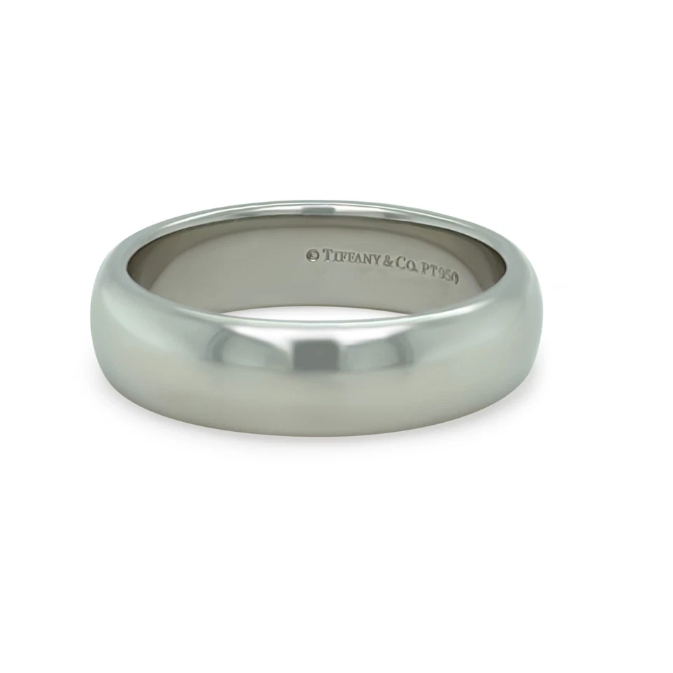 Auténtica Tiffany & Co. Alianza de boda Forever platino 14,82 g PVP $4.800* Foto 2 de 4