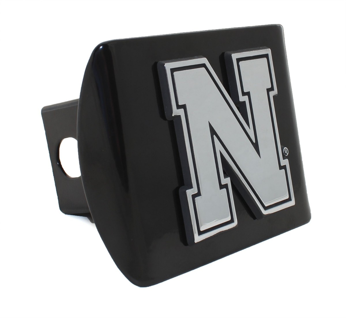 Nebraska Black Metal Hitch Cover | eBay