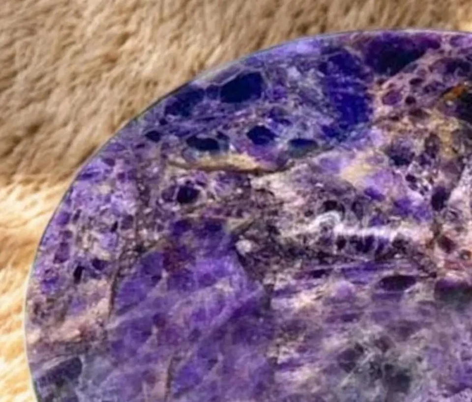 Столешница ручной работы из хрусталя аметиста камня — современный дизайн на заказ, роскошный стол - Изображение 4 из 4