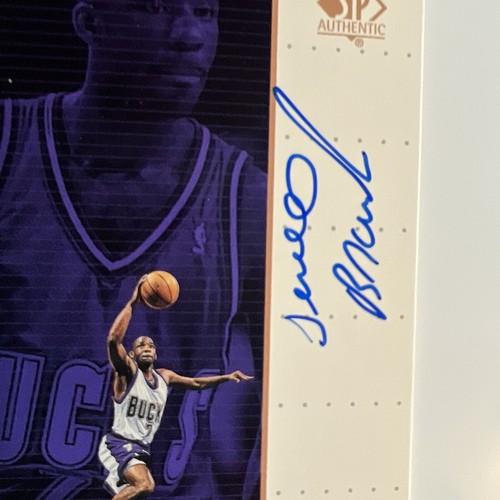 1998-99 UD SP Authentic TERRELL BRANDON Sign of the Times Auto Autograph - Bild 2 von 3