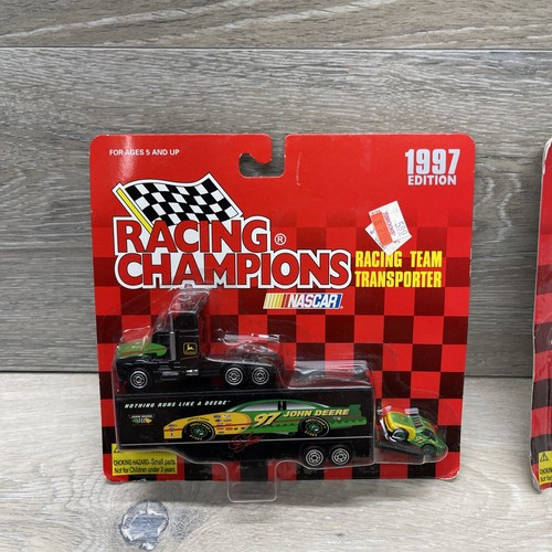 Lote de 4 1997 Nascar Racing Champions McDonalds, John Deere, DeWalt Racing Team - Imagen 2 de 16