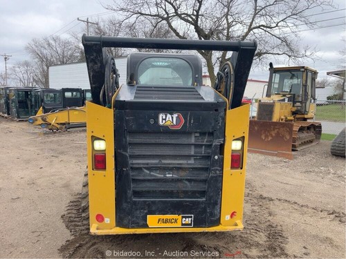 2023 Caterpillar 262D3 Skid Steer Wheel Loader Cab 2 Speed Aux Hyd Q/C bidadoo - Picture 8 of 12