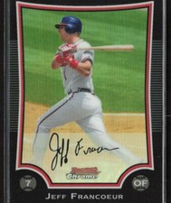 2009 Bowman 79 Jeff Francoeur Atlanta Braves Baseball Card
