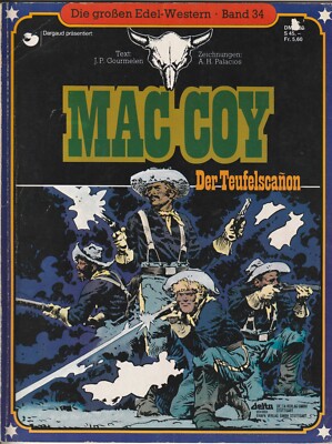   DIE GROßEN EDEL-WESTERN #34 Mac Coy, Delta 1985 COMICALBUM Z2